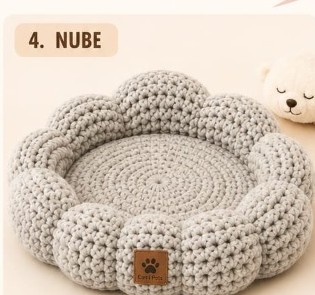 Diseño 4: Cama Nube de Trapillo CamiPets